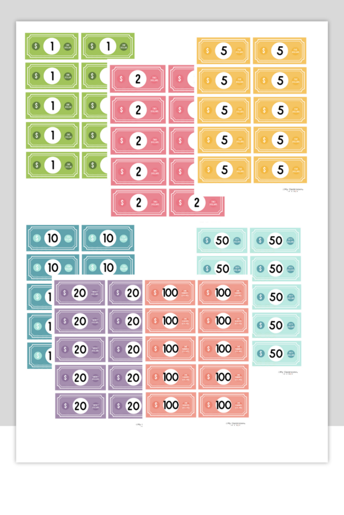 play money printable