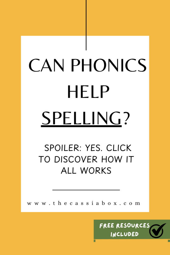 Write From The Start: Can Phonics Help Spelling?